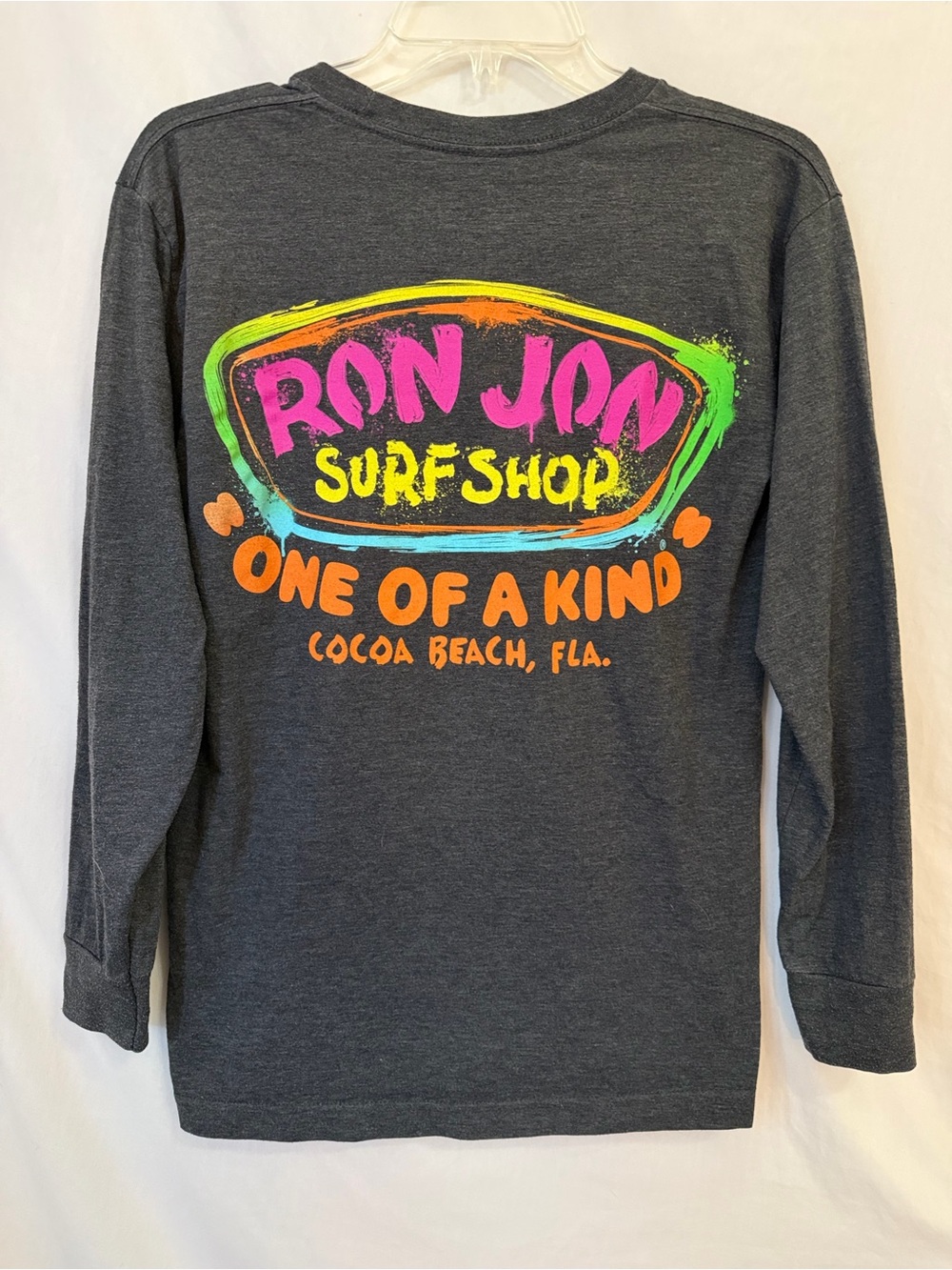 Ron Jon Cocoa Beach Surf Shop Long Sleeve Graphic Tee Womens S